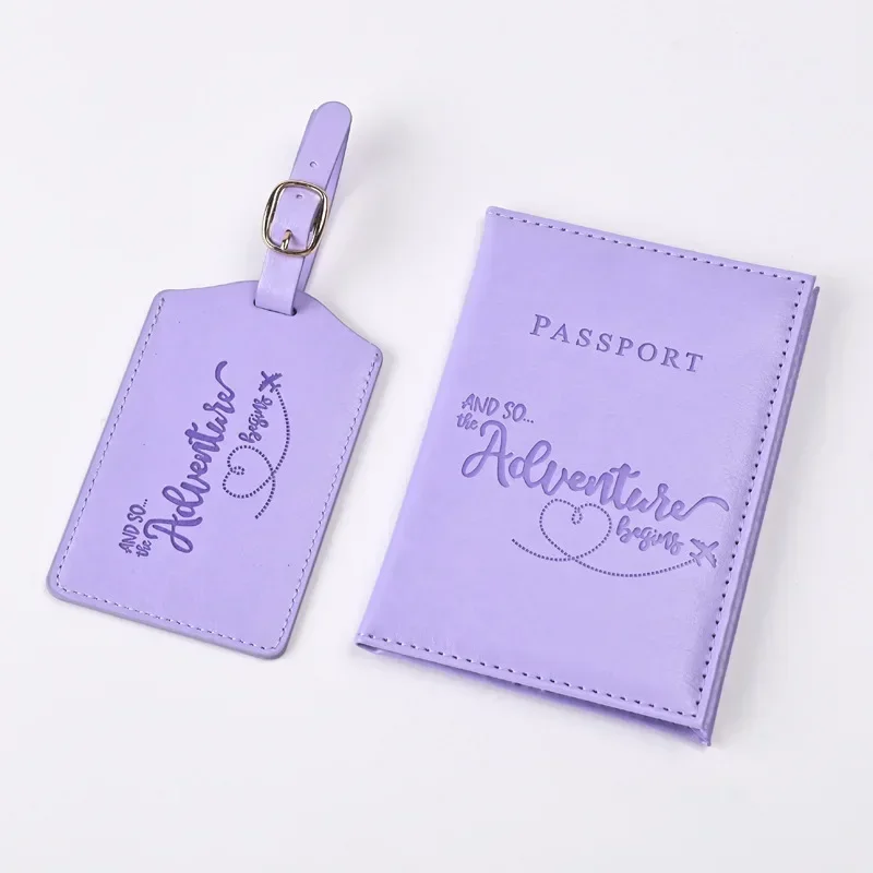 Travel Accessories Wallet - Nowe fioletowe etui na paszport ze