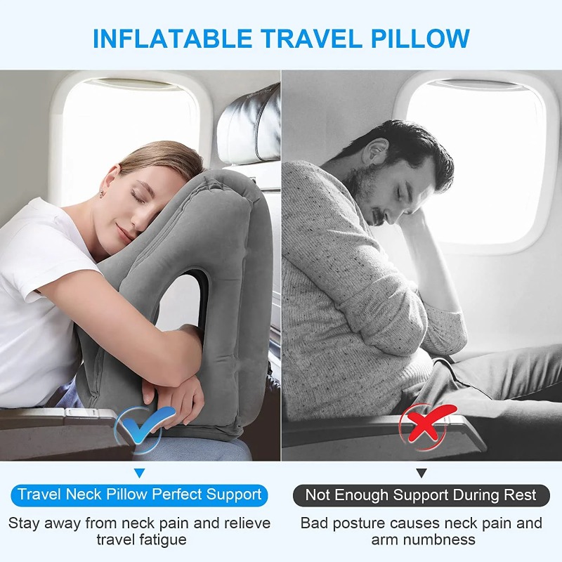 Nadmuchiwane poduszki podróżne – Travel Accessories Long Flight recenzja i cena